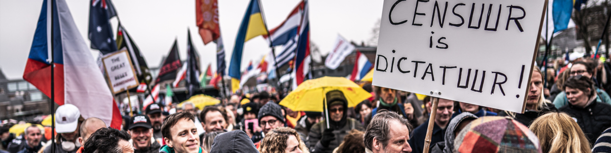 Demonstratie op het Museumplein