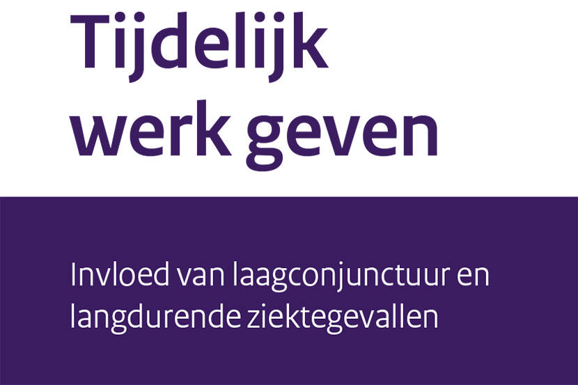 Tijdelijk werk geven Publicatie Sociaal en Cultureel Planbureau